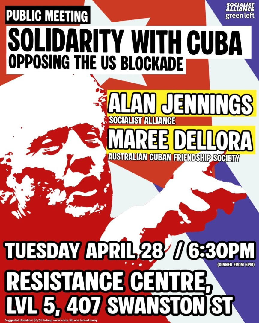 Public Forum: Solidarity with Cuba - Opposing the US blockade