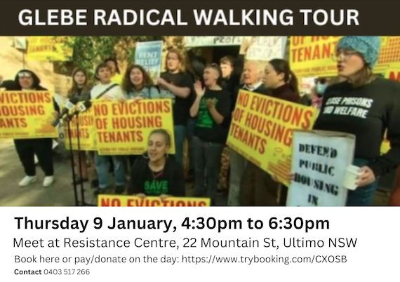 Glebe radical walking tour