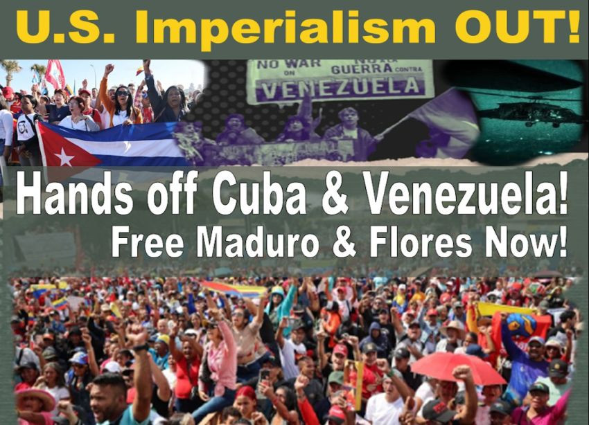 Rally: Hands off Cuba and Venezuela